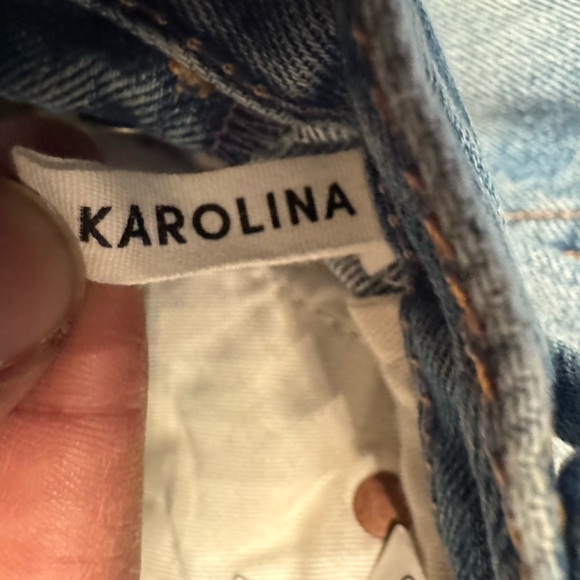 GRLFRND Karolina High Waisted Distressed Skinny Women’s Blue Jeans Size 25 - Picture 9 of 16
